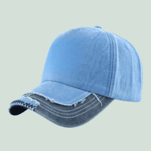 Embroidery Distressed Contrast Color Adjustable Punk Culture Snapback